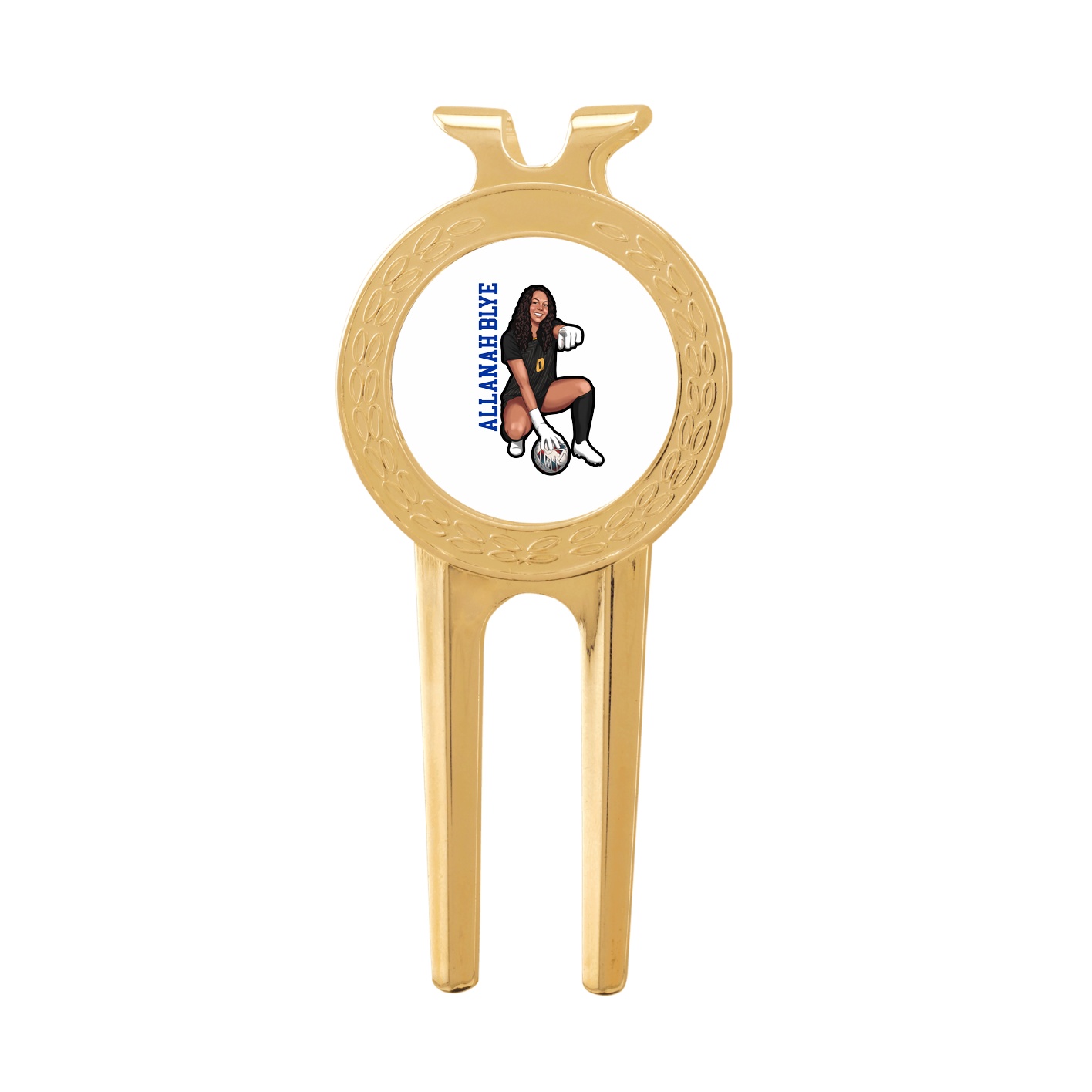 Divot Tool with Ball Marker — Name Vertical in Classic