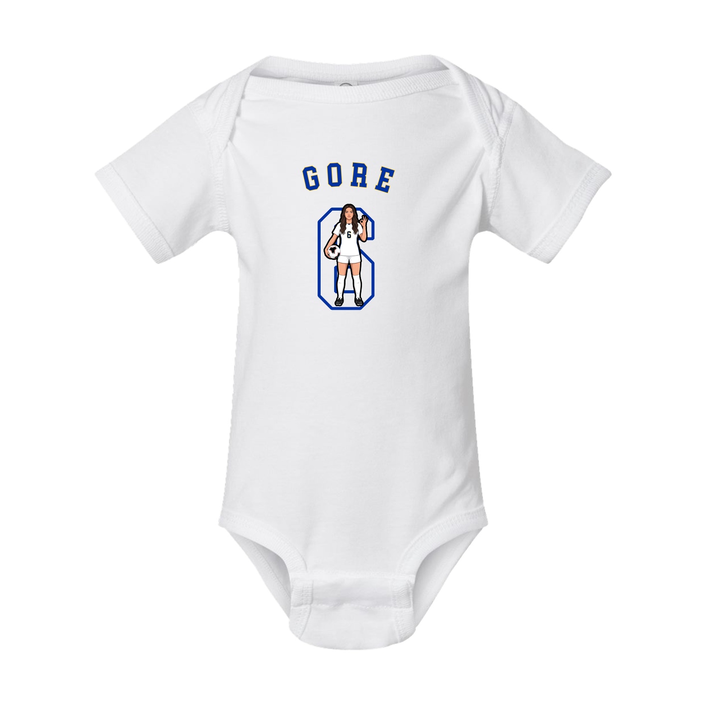 Baby Onesie — Shirsey Arch in White