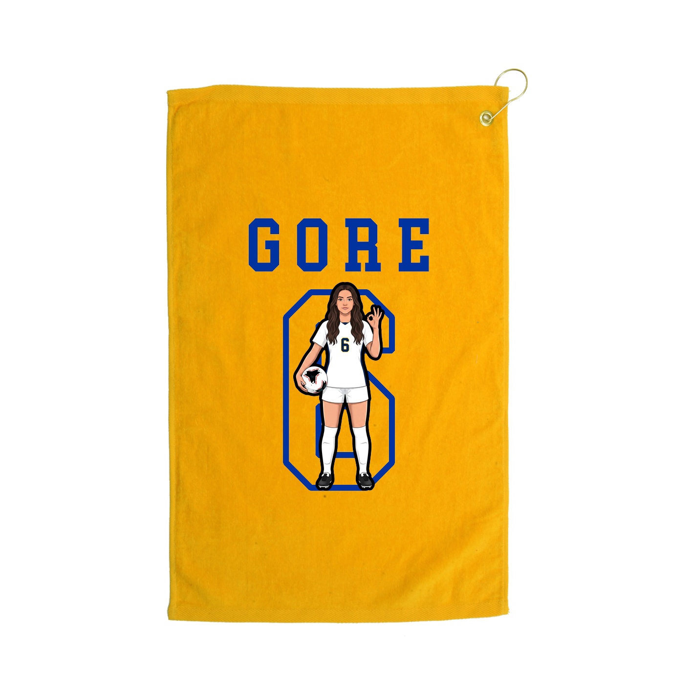 Golf Towel — Shirsey in Gold