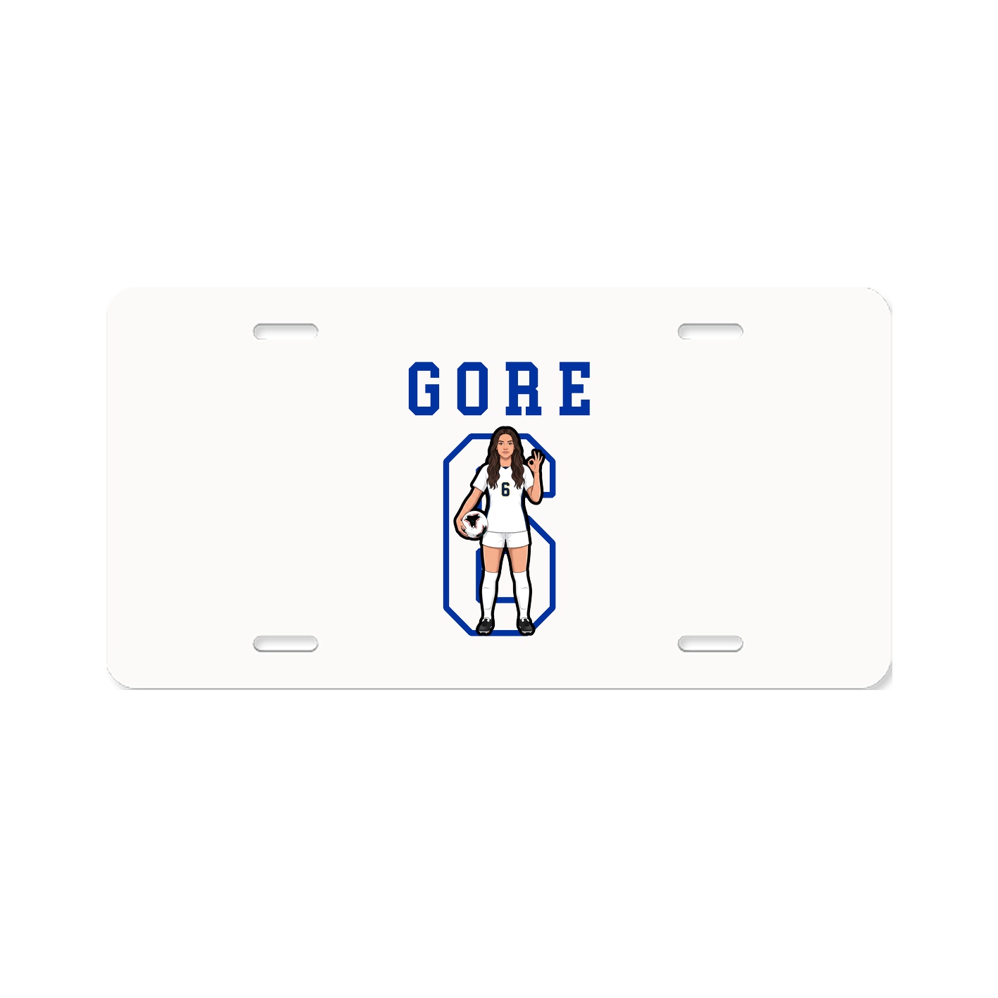 License Plate — Shirsey in Classic