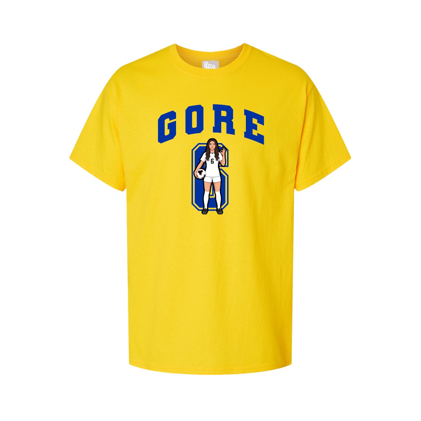 Tee — Number in Gold