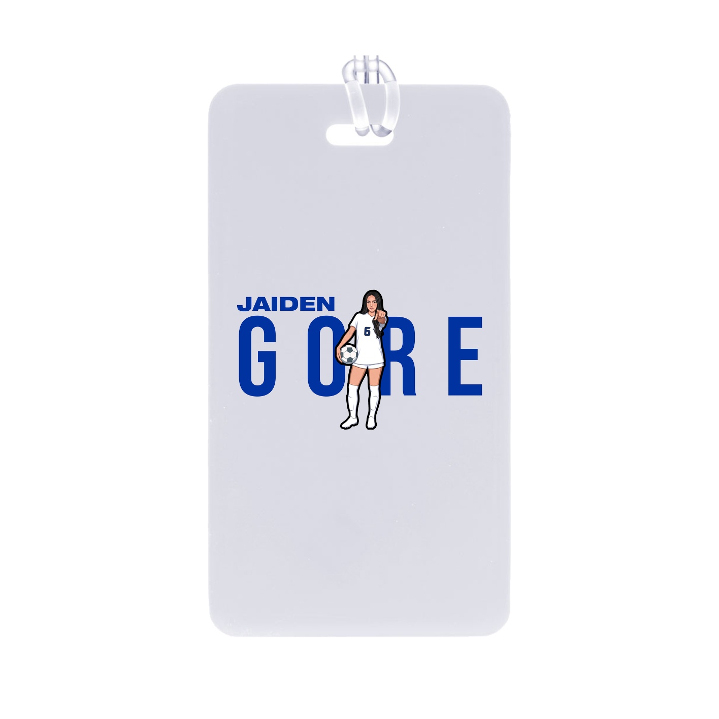 Bag Tag — Player Name in Classic