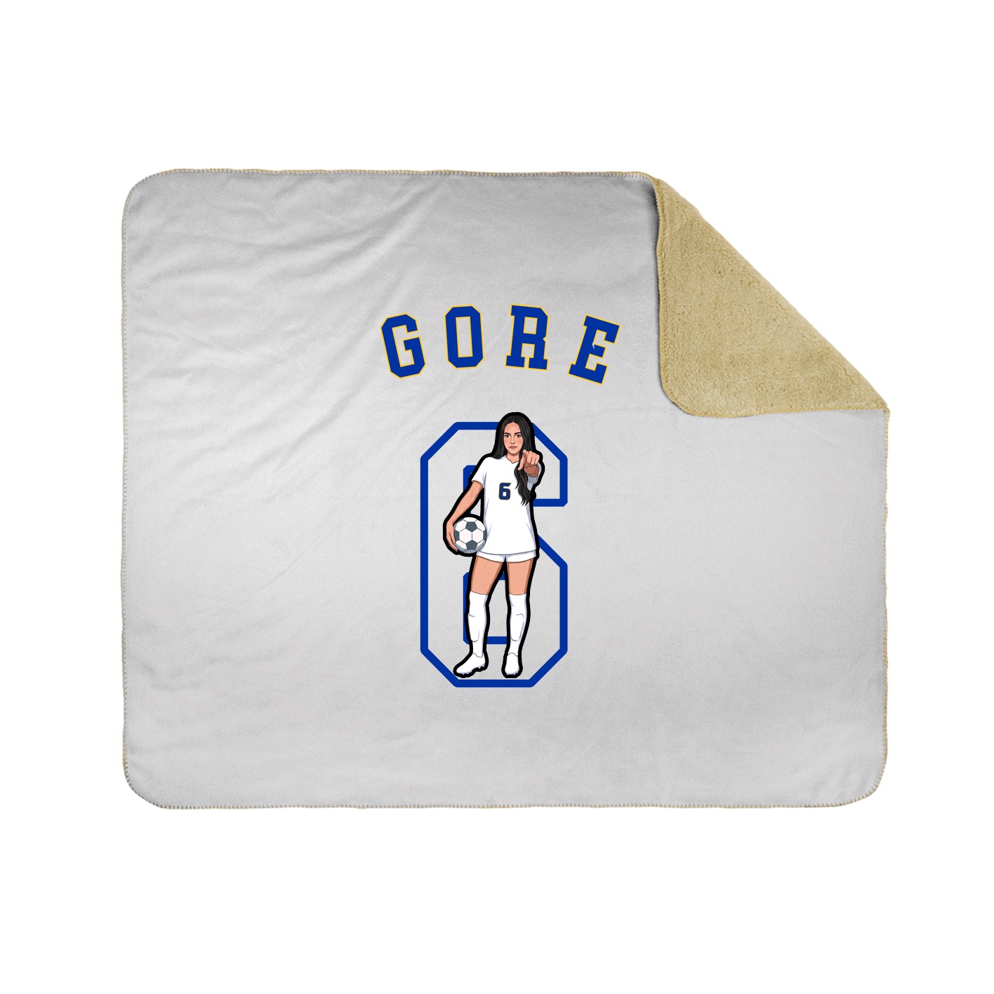 Throw Blanket — Shirsey Arch in White