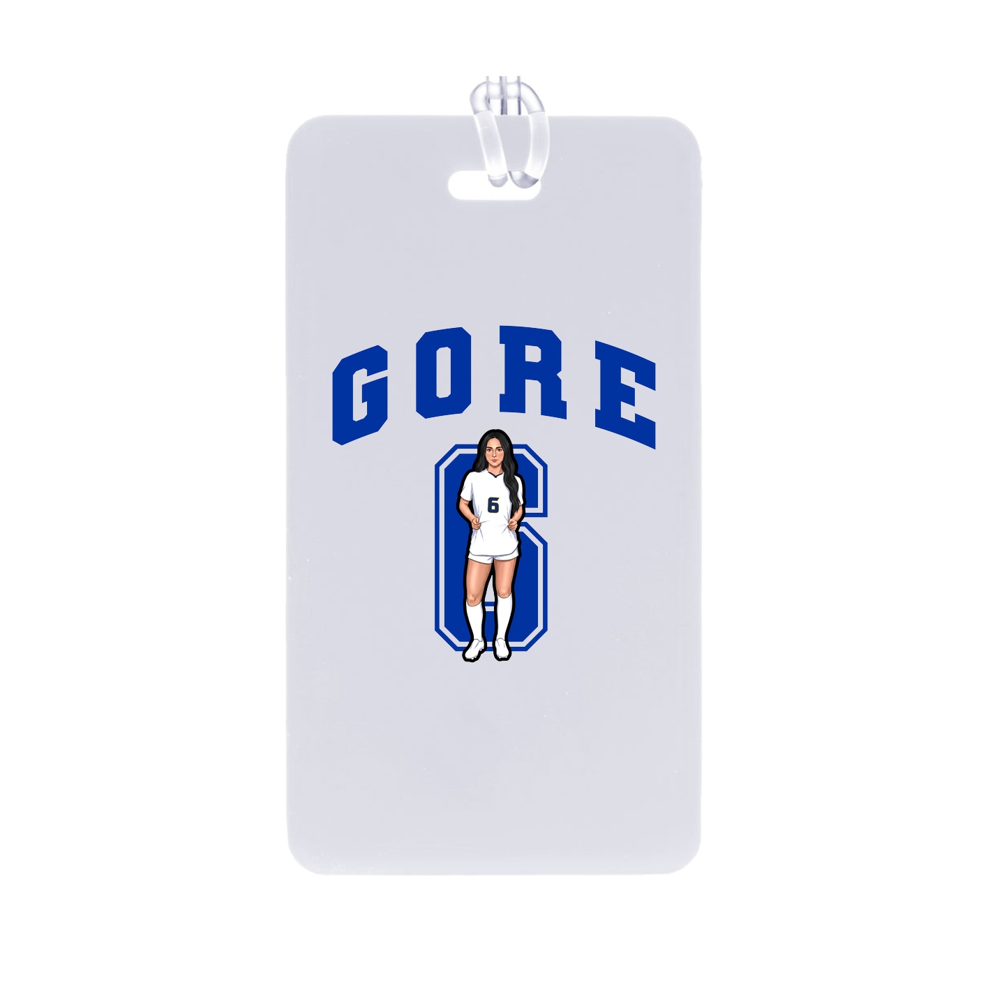 Bag Tag — Number in Classic