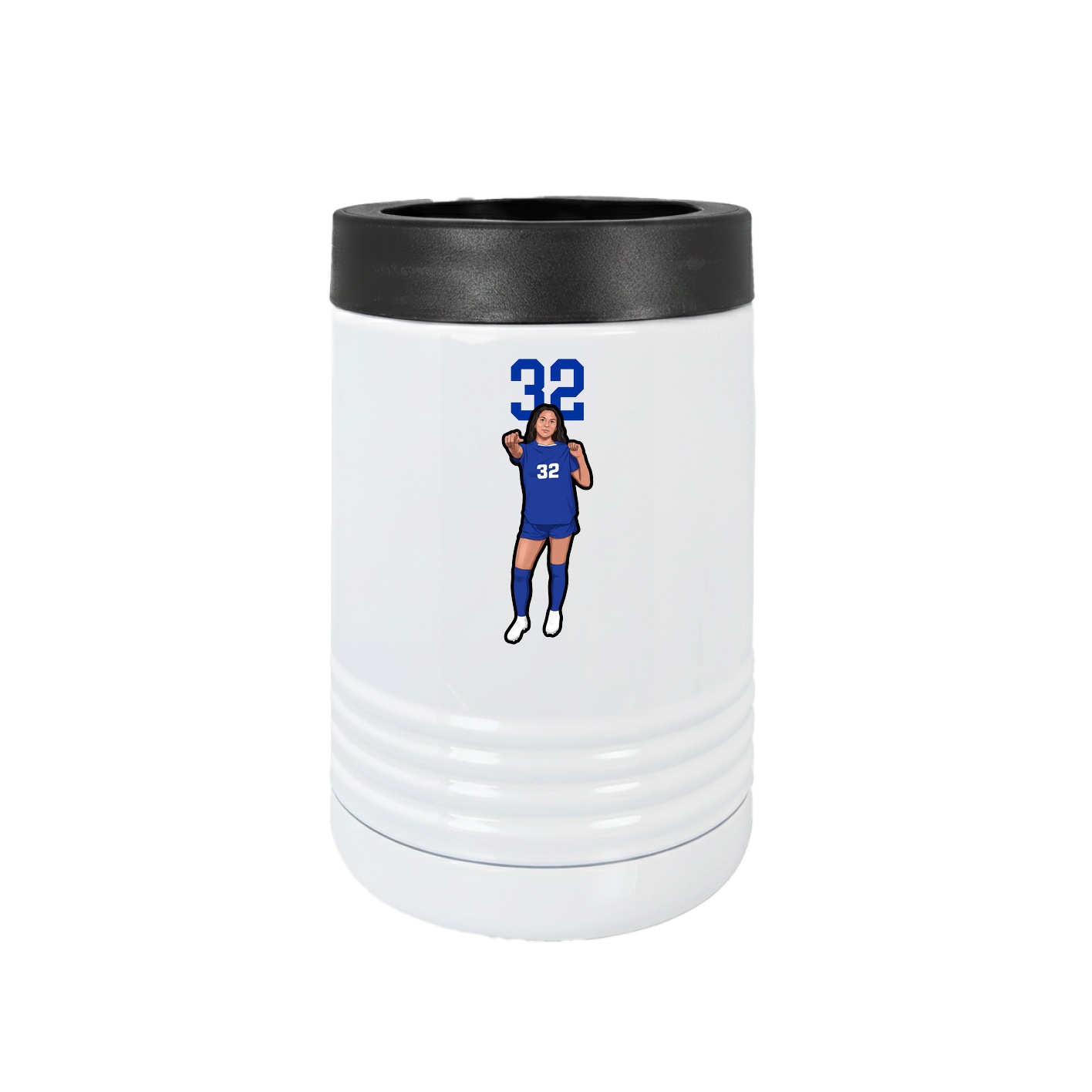 Beverage Holder — Number Top in White