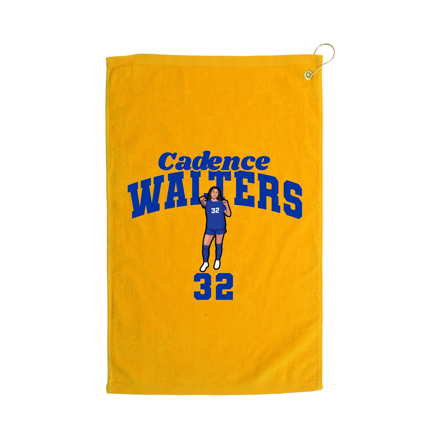 Golf Towel — Signature Arch in Gold
