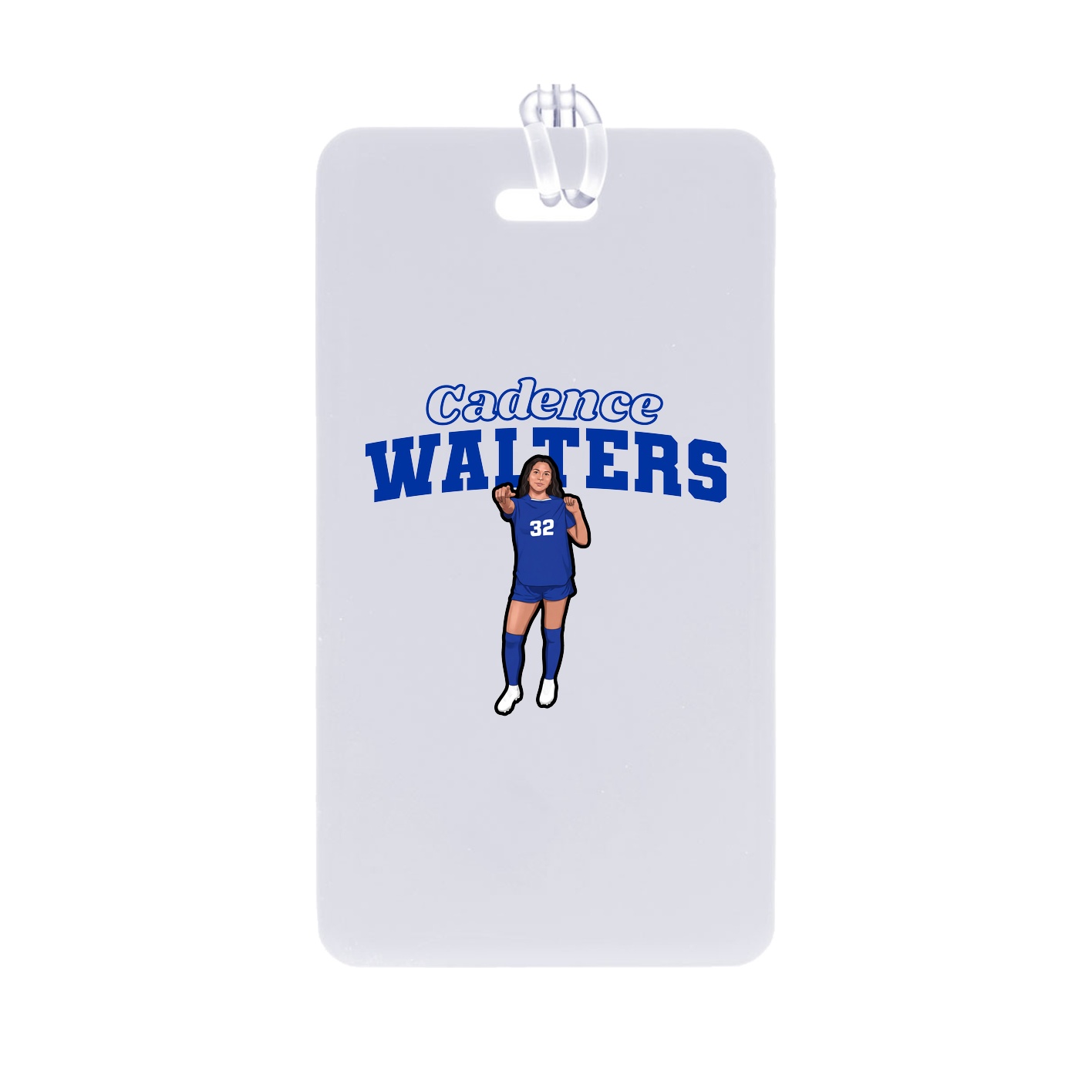 Bag Tag — Name Arch in Classic