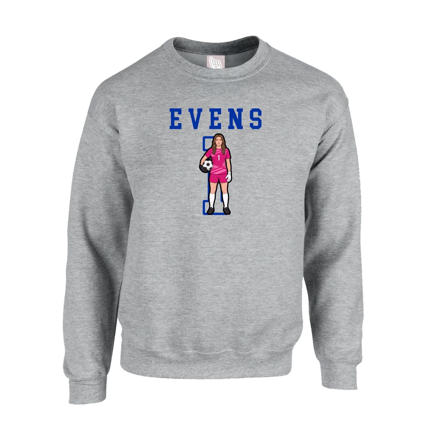 Fleece Crew — Shirsey in Grey