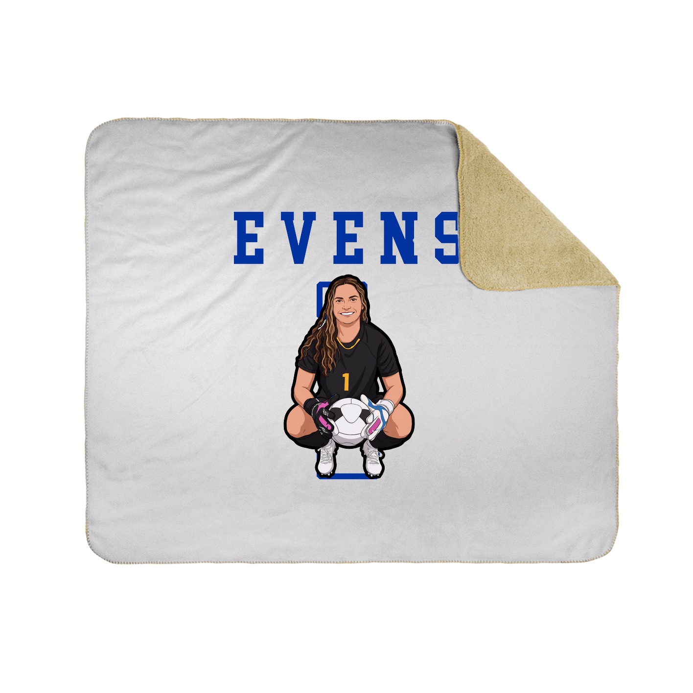 Throw Blanket — Shirsey in White