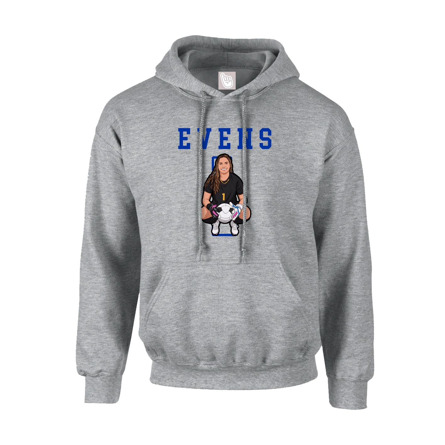 Hoodie — Shirsey in Grey