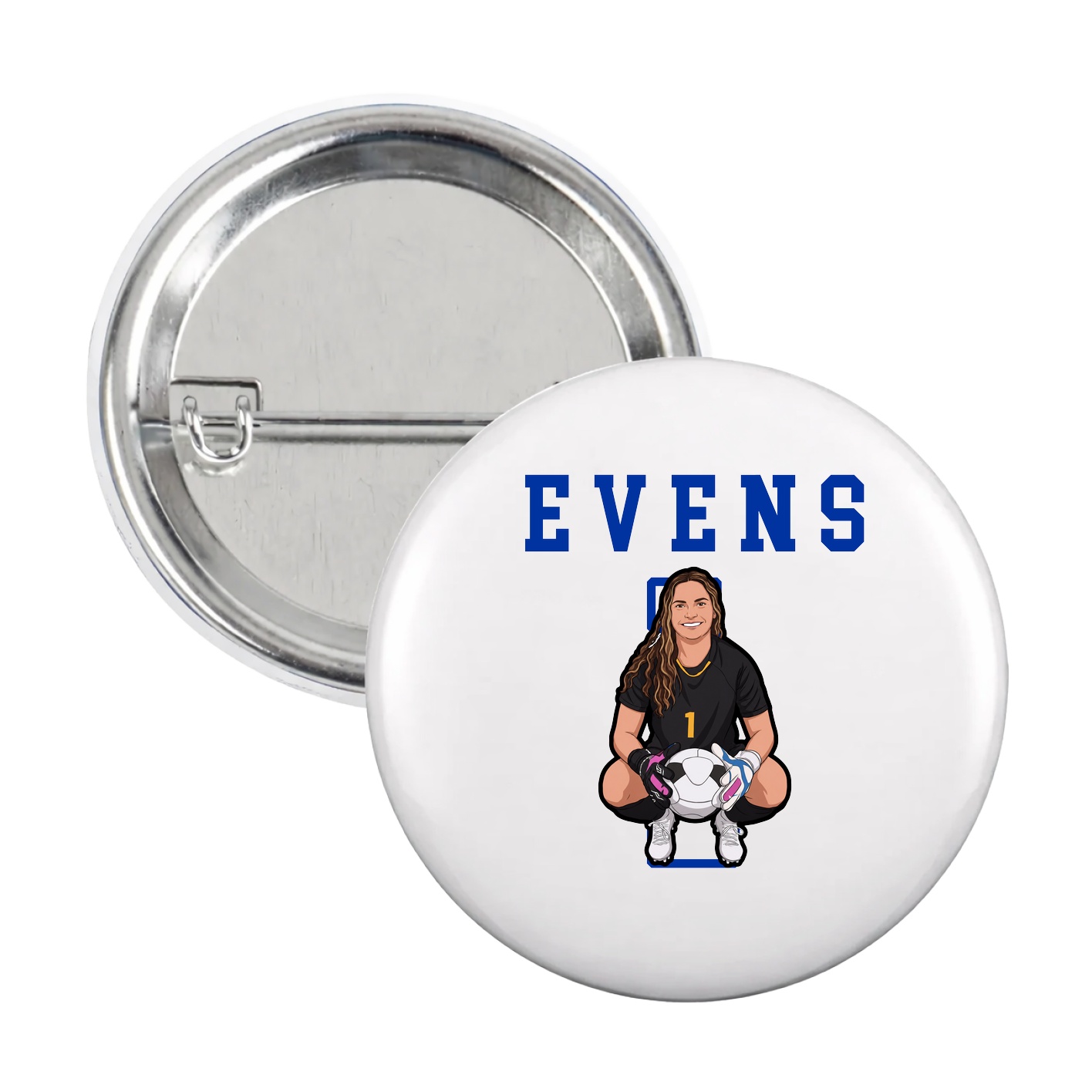 Game Day Button — Shirsey in White