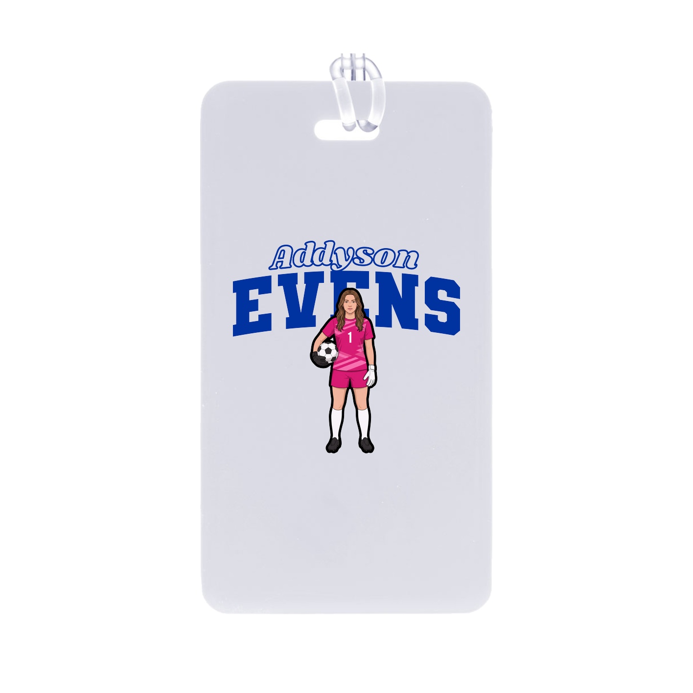 Bag Tag — Name Arch in Classic