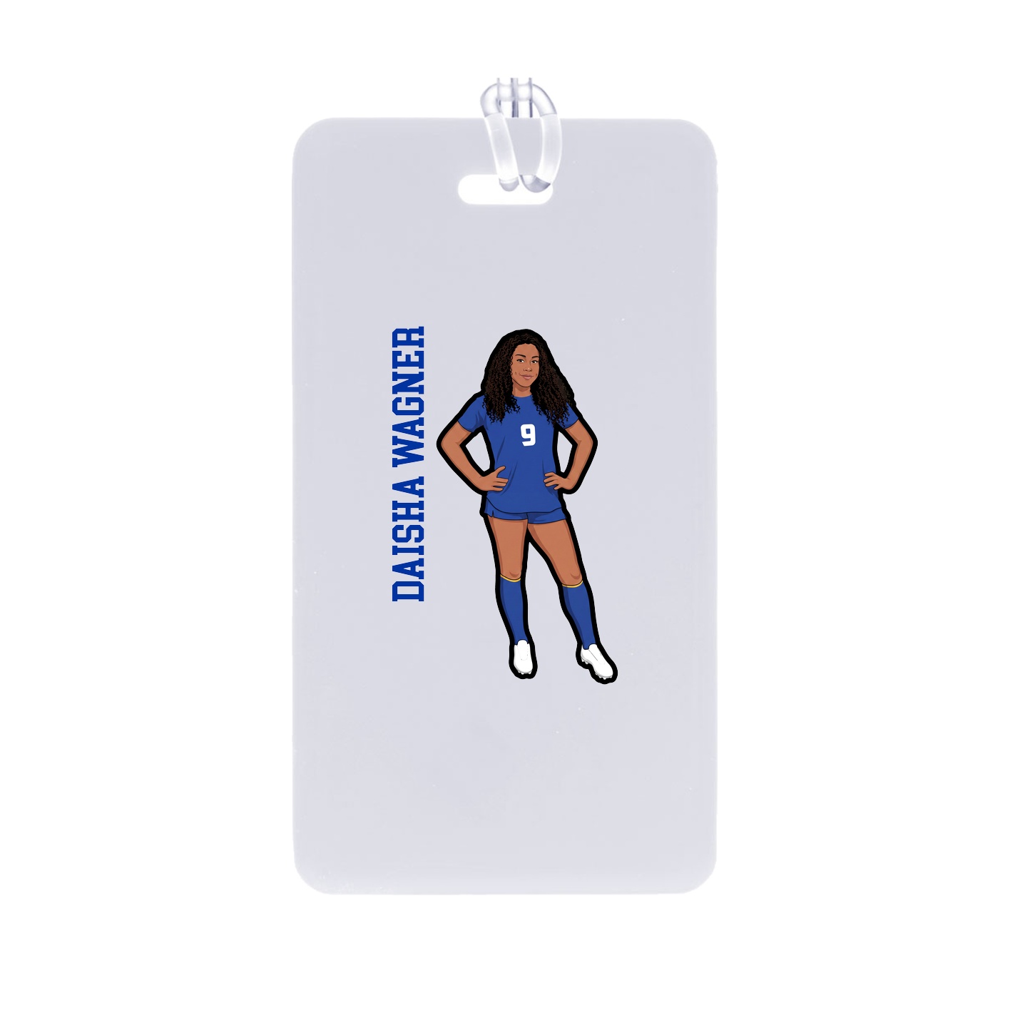 Bag Tag — Name Vertical in Classic
