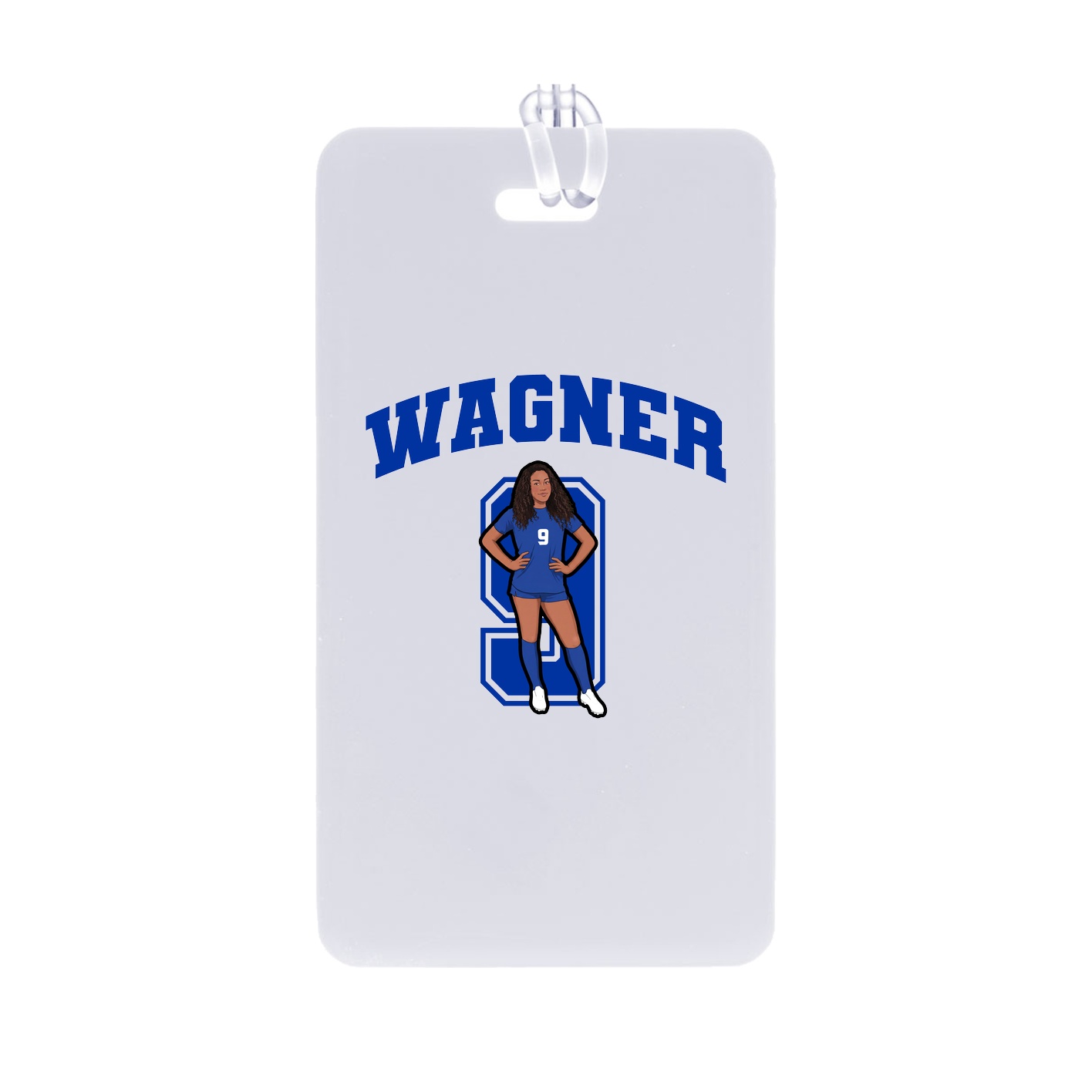 Bag Tag — Number in Classic