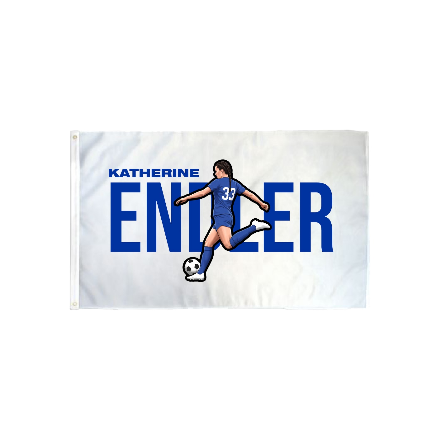 3x5 Flag — Player Name in Classic