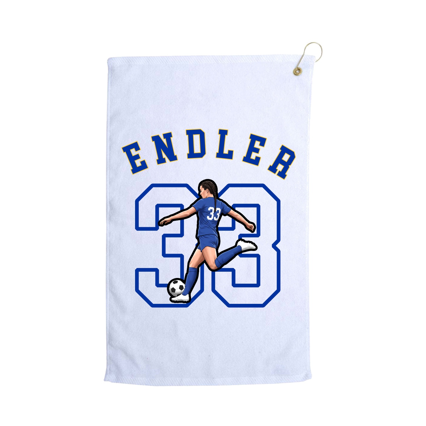 Golf Towel — Shirsey Arch in White