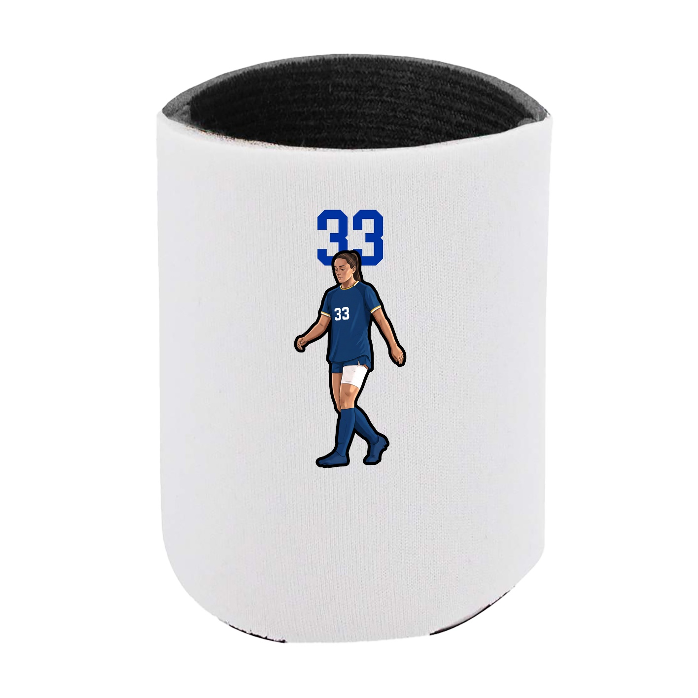 Can Holder — Number Top in White