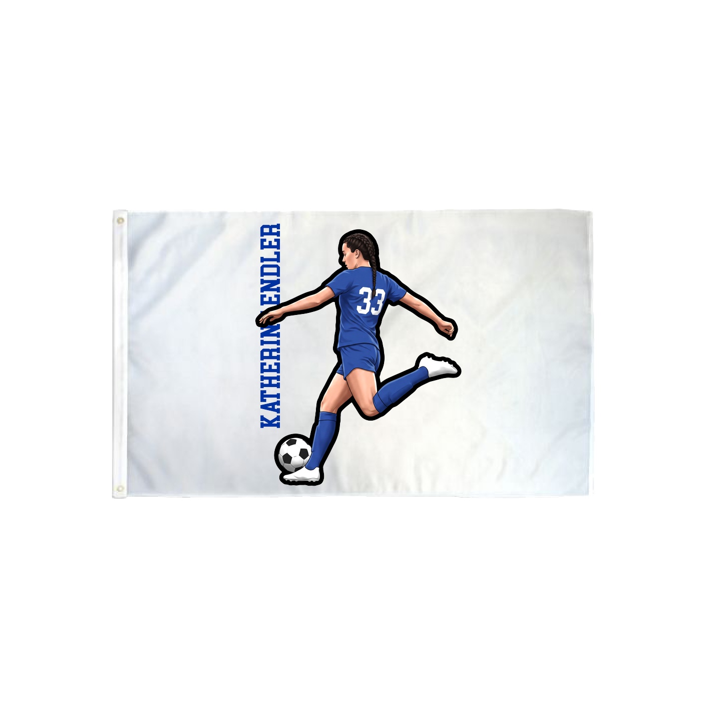 3x5 Flag — Name Vertical in Classic