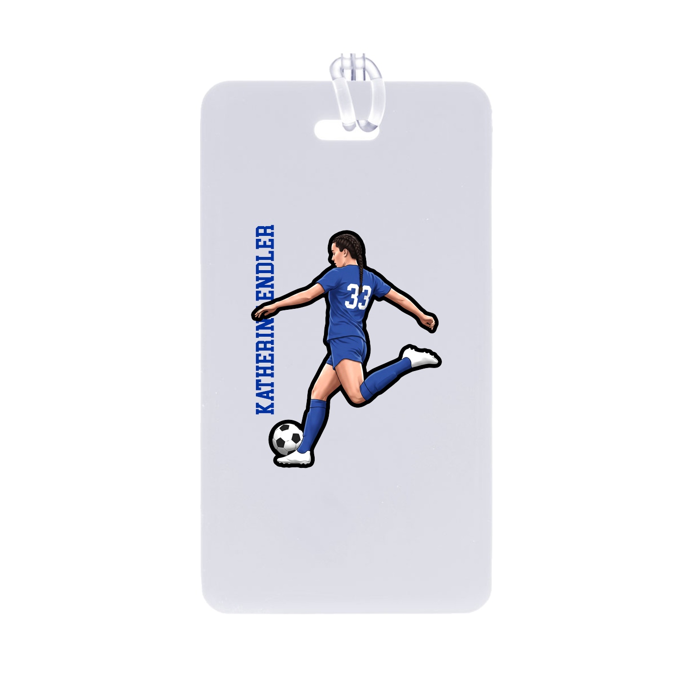 Bag Tag — Name Vertical in Classic