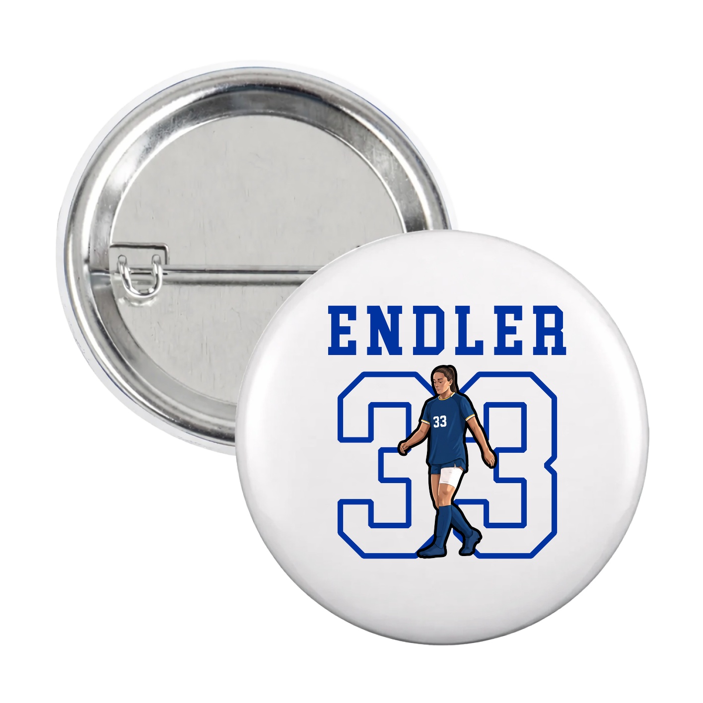 Game Day Button — Shirsey in White