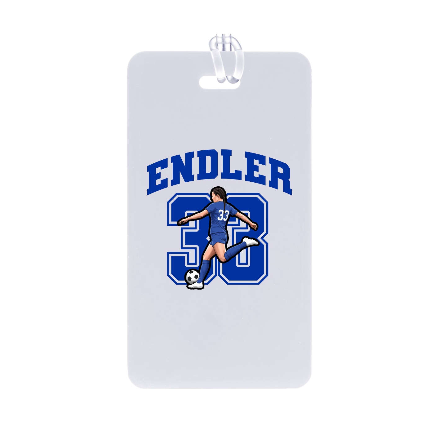 Bag Tag — Number in Classic
