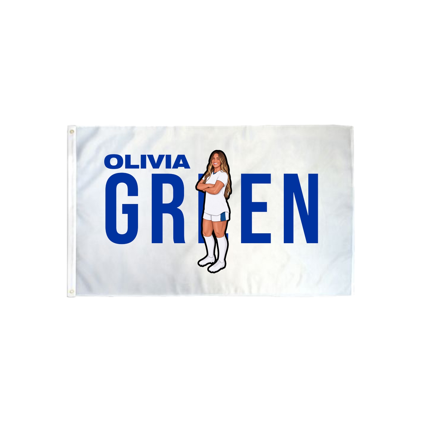 3x5 Flag — Player Name in Classic
