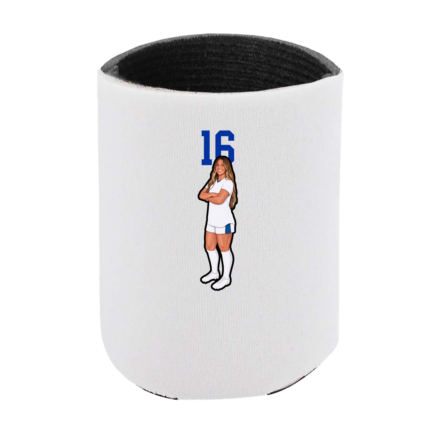 Can Holder — Number Top in White