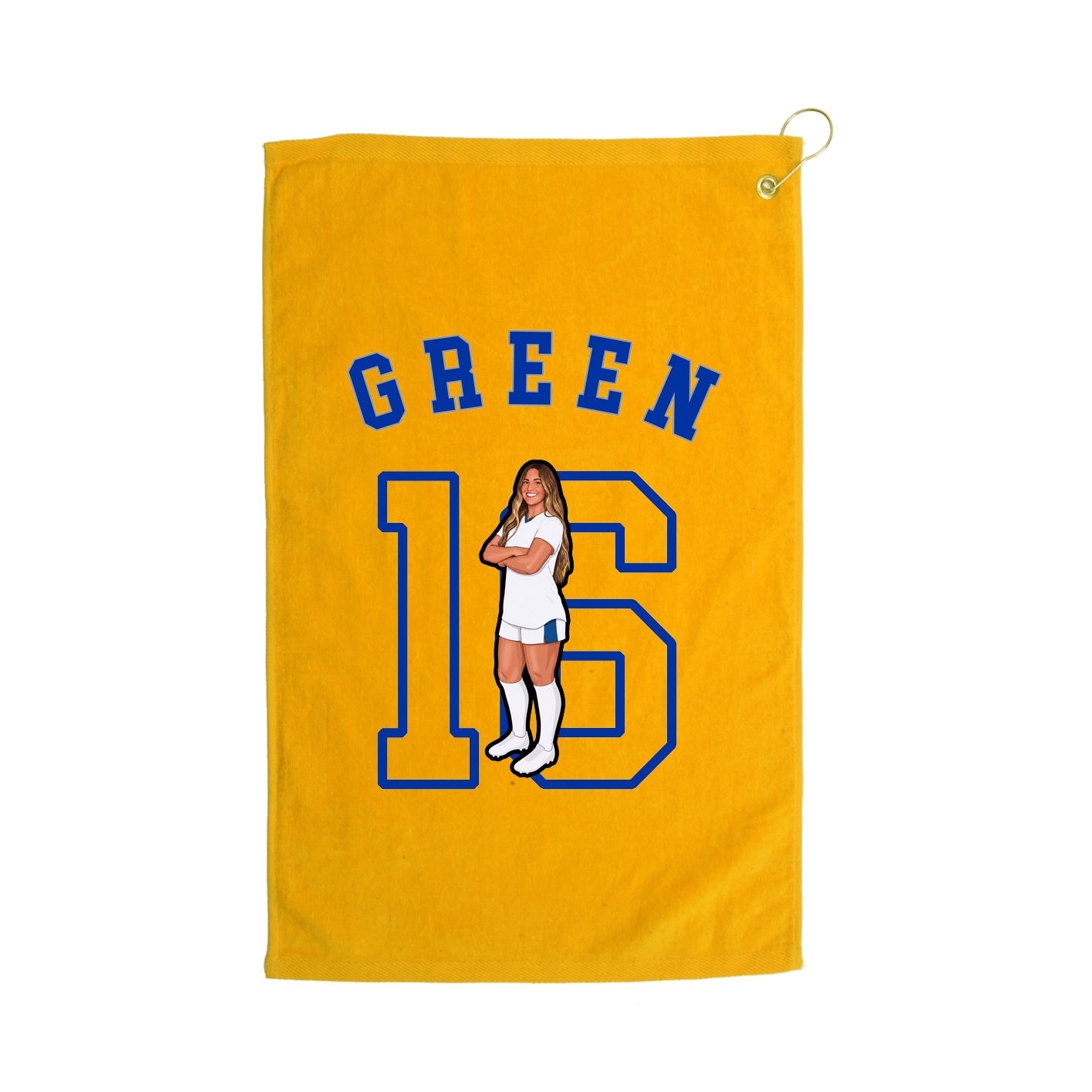 Golf Towel — Shirsey Arch in Gold