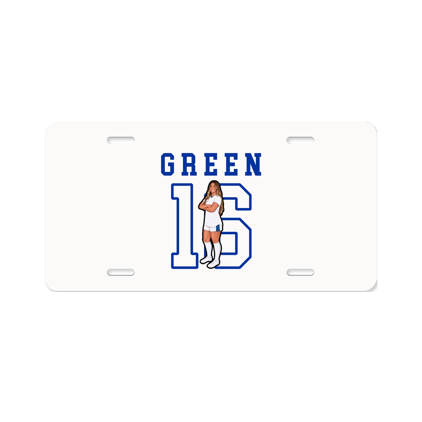 License Plate — Shirsey in Classic