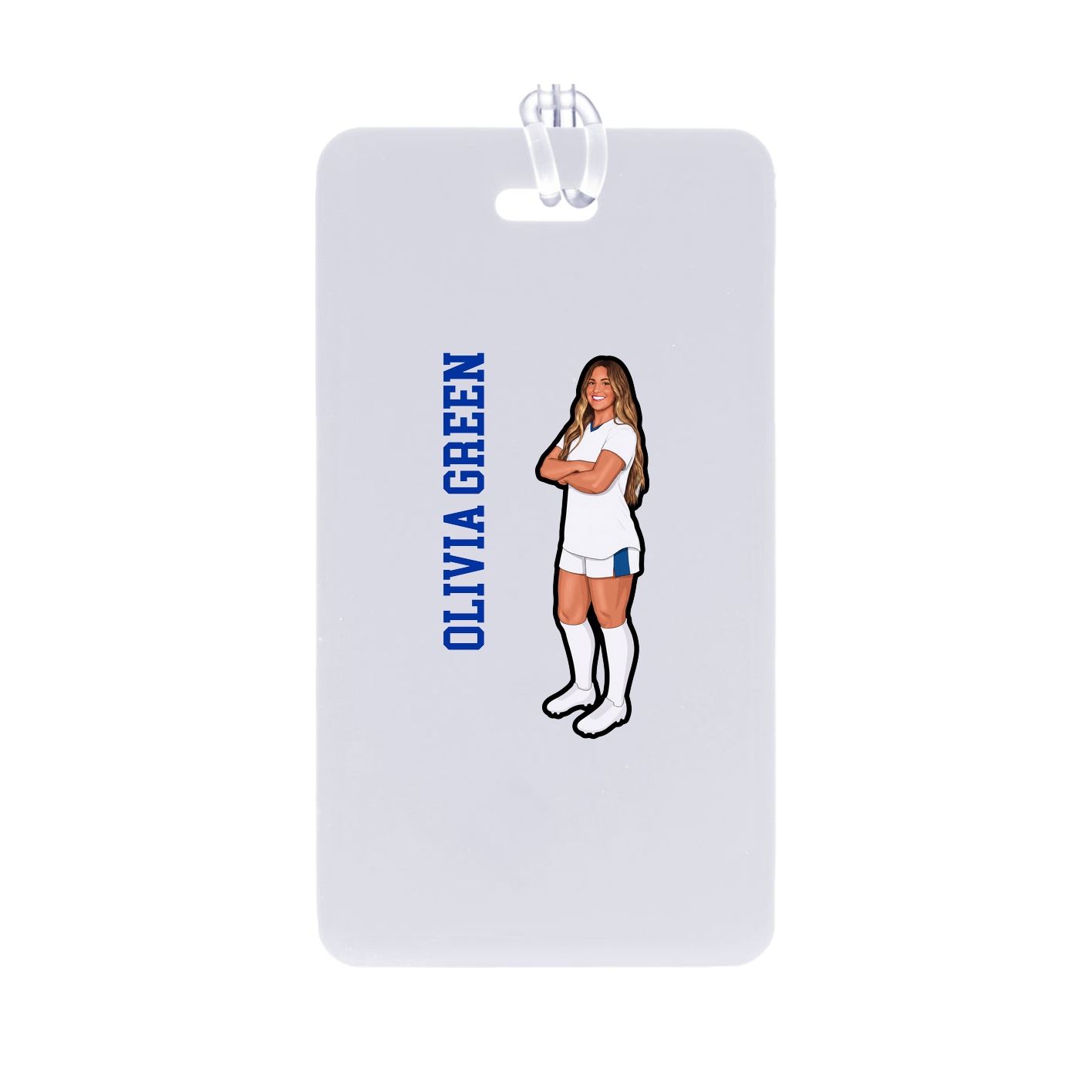 Bag Tag — Name Vertical in Classic