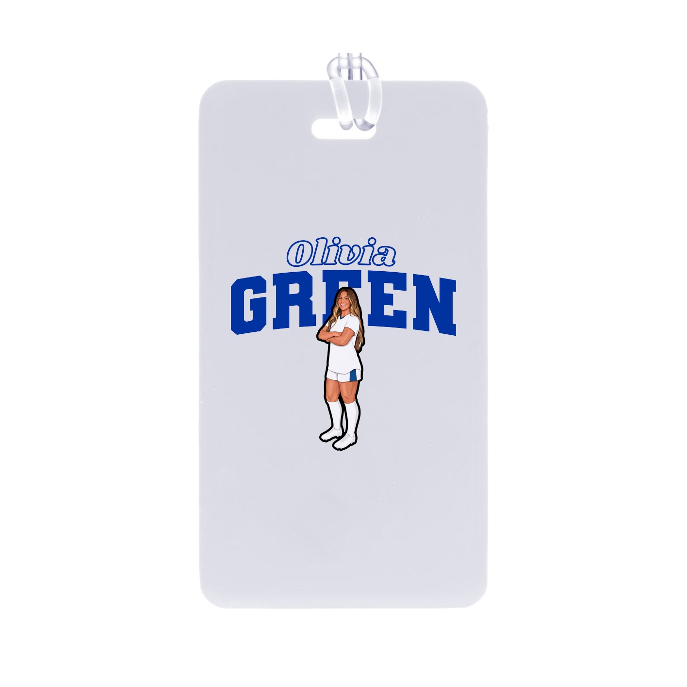 Bag Tag — Name Arch in Classic