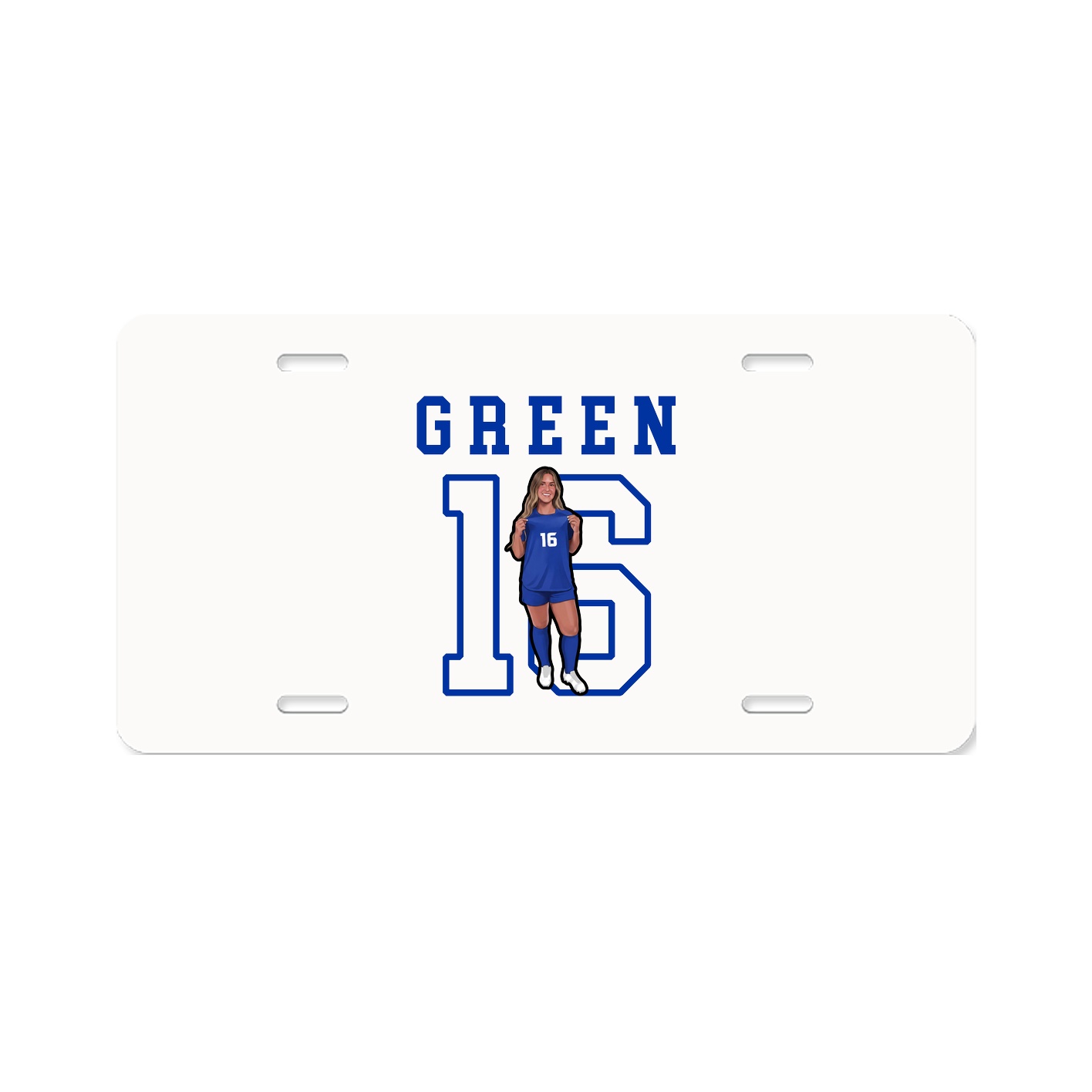 License Plate — Shirsey in Classic
