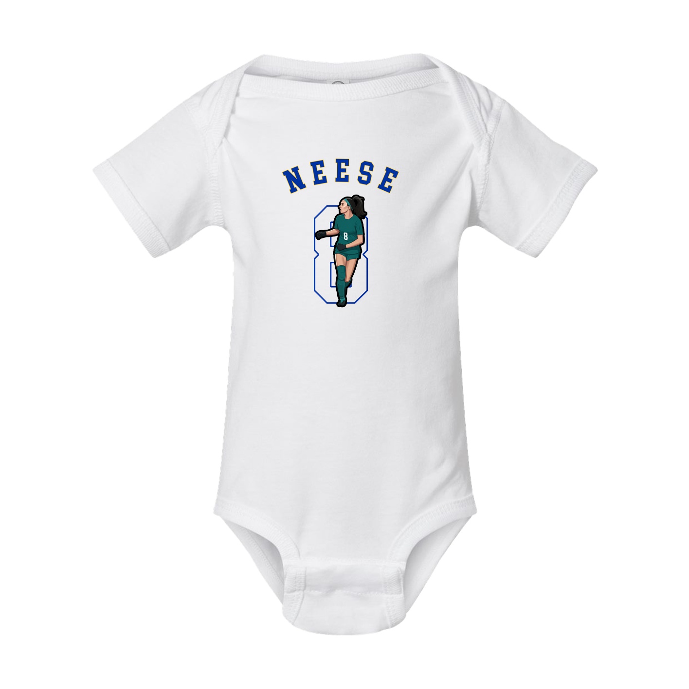 Baby Onesie — Shirsey Arch in White