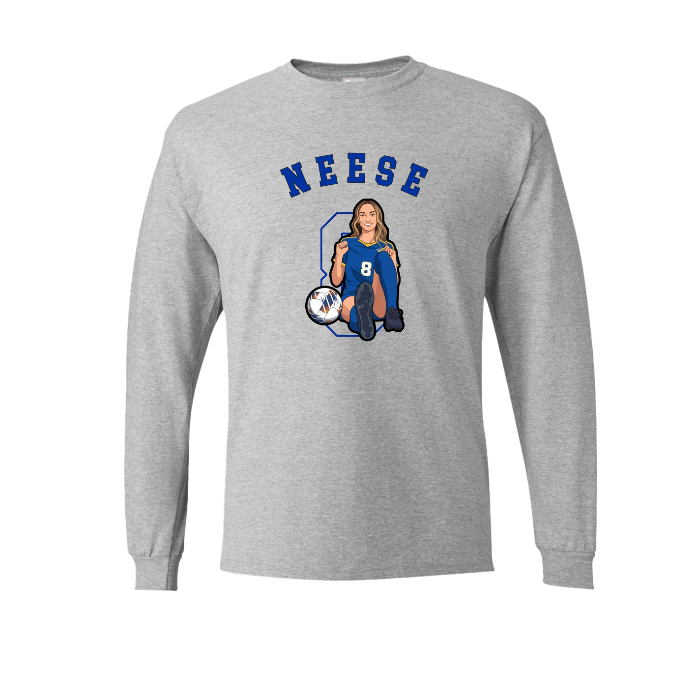 Long Sleeve Tee — Shirsey Arch in Grey