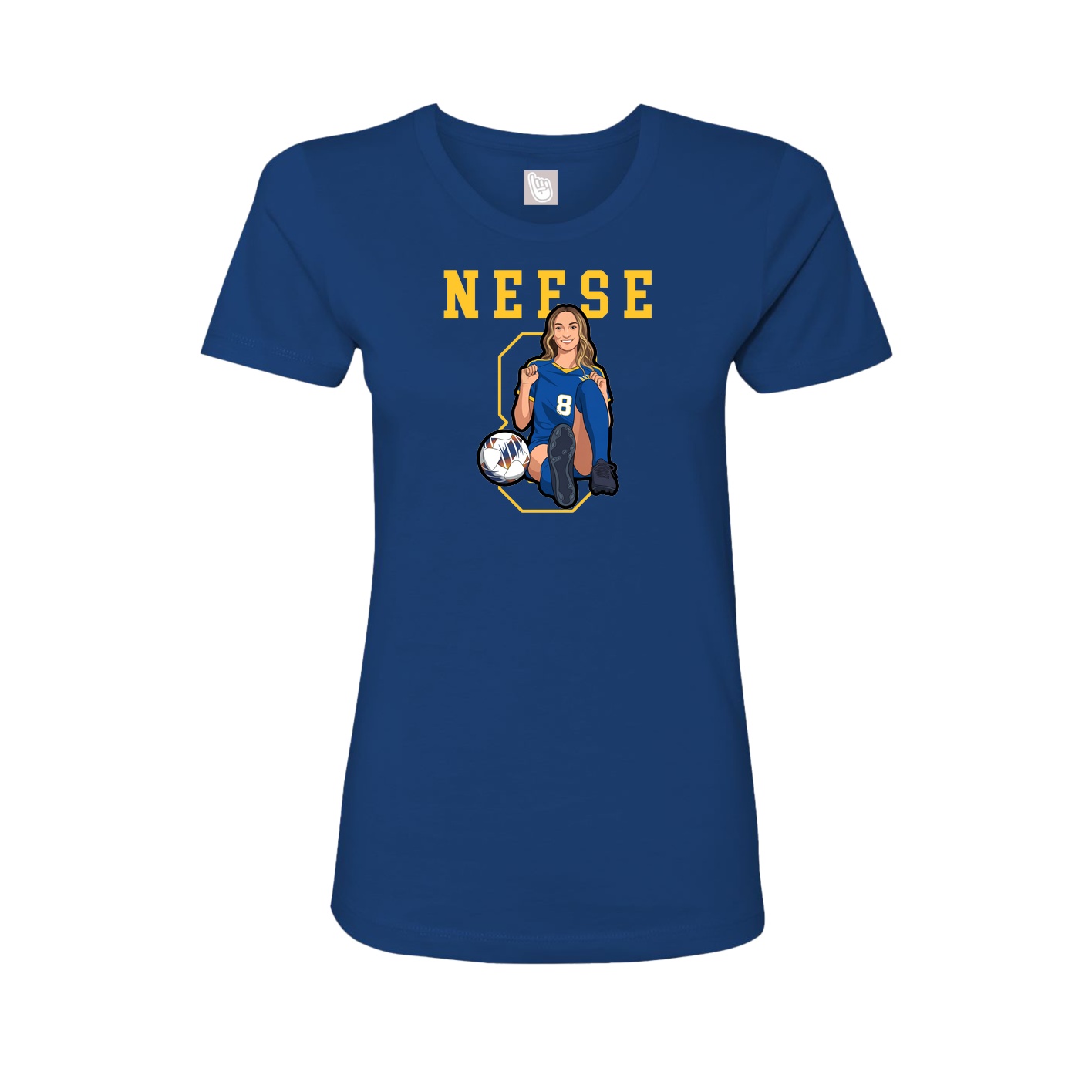 Fitted Women's Tee — Shirsey in Royal