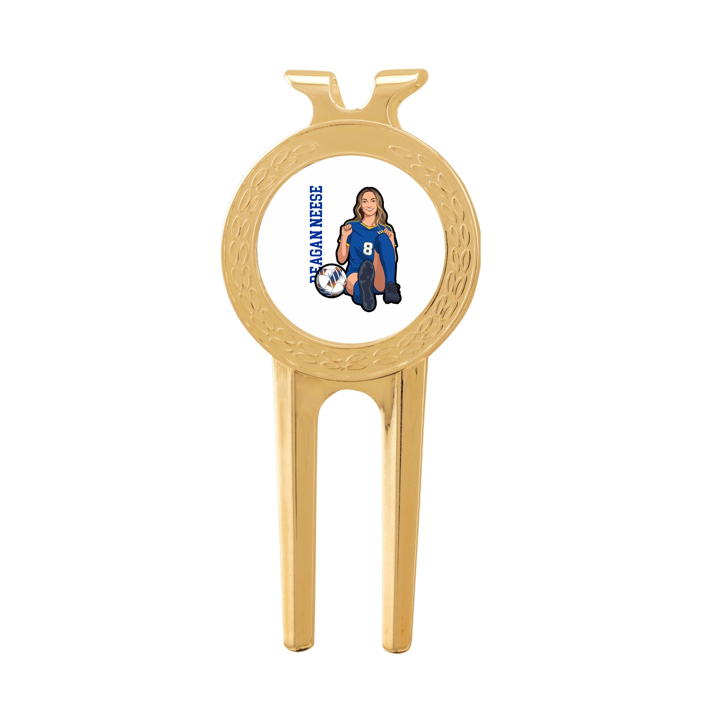 Divot Tool with Ball Marker — Name Vertical in Classic