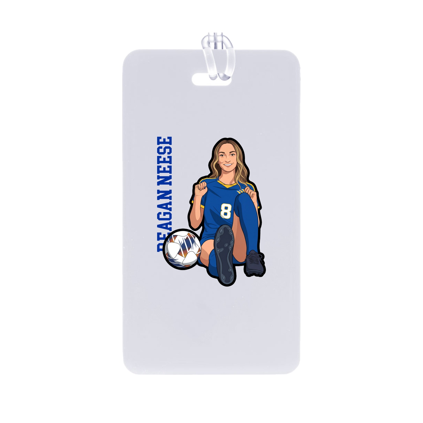 Bag Tag — Name Vertical in Classic