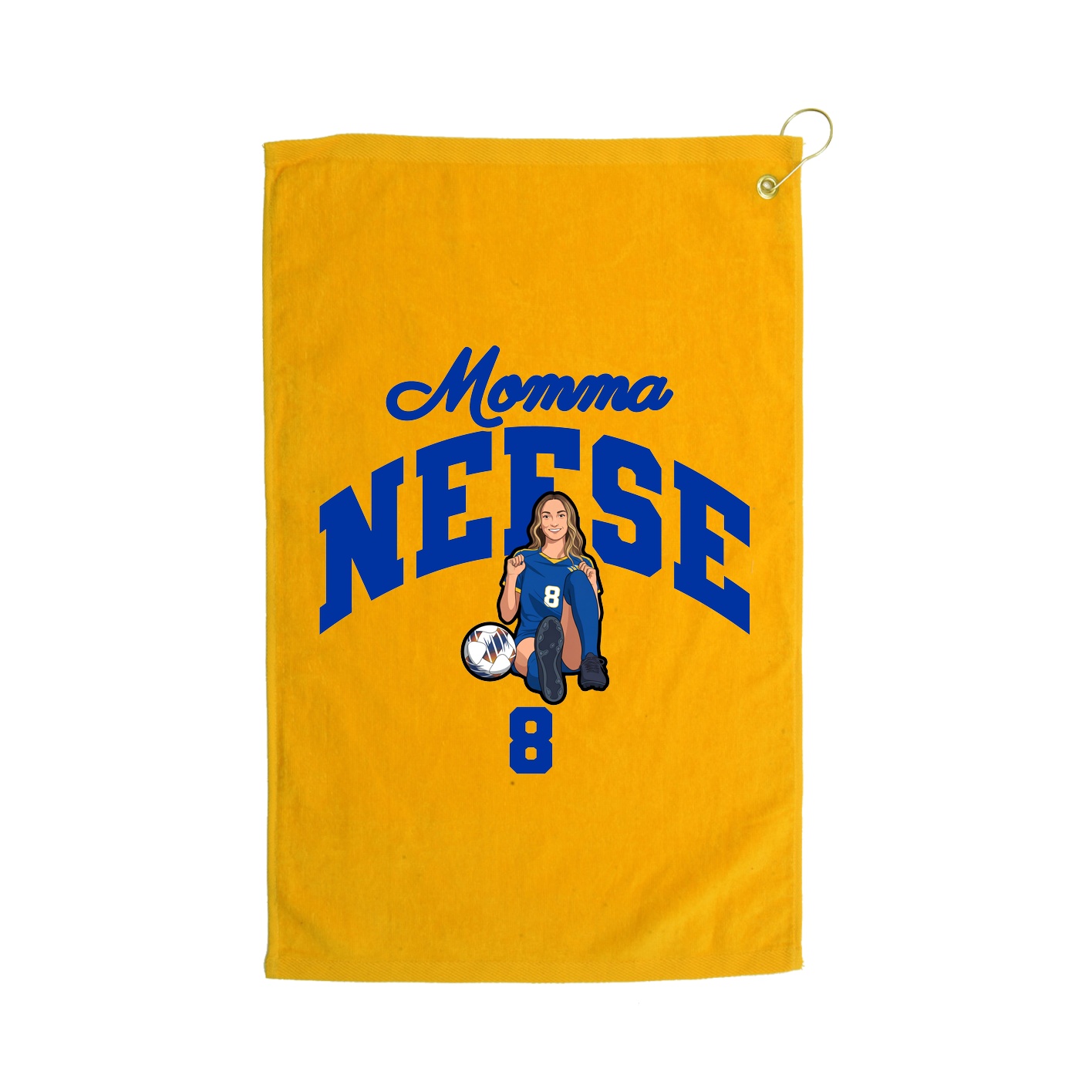 Golf Towel — Mothers Day Arch in Gold