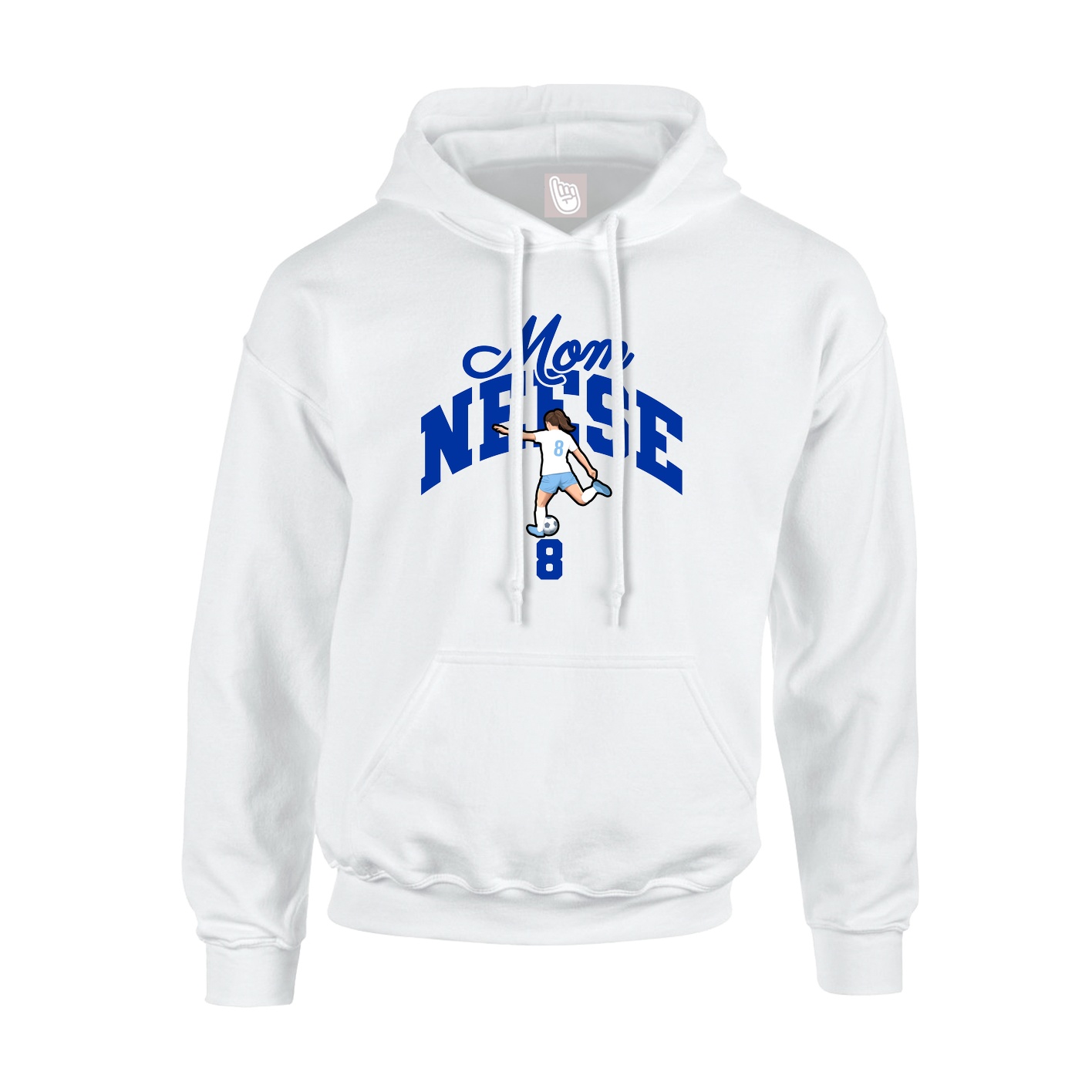Hoodie — Mothers Day Arch in White