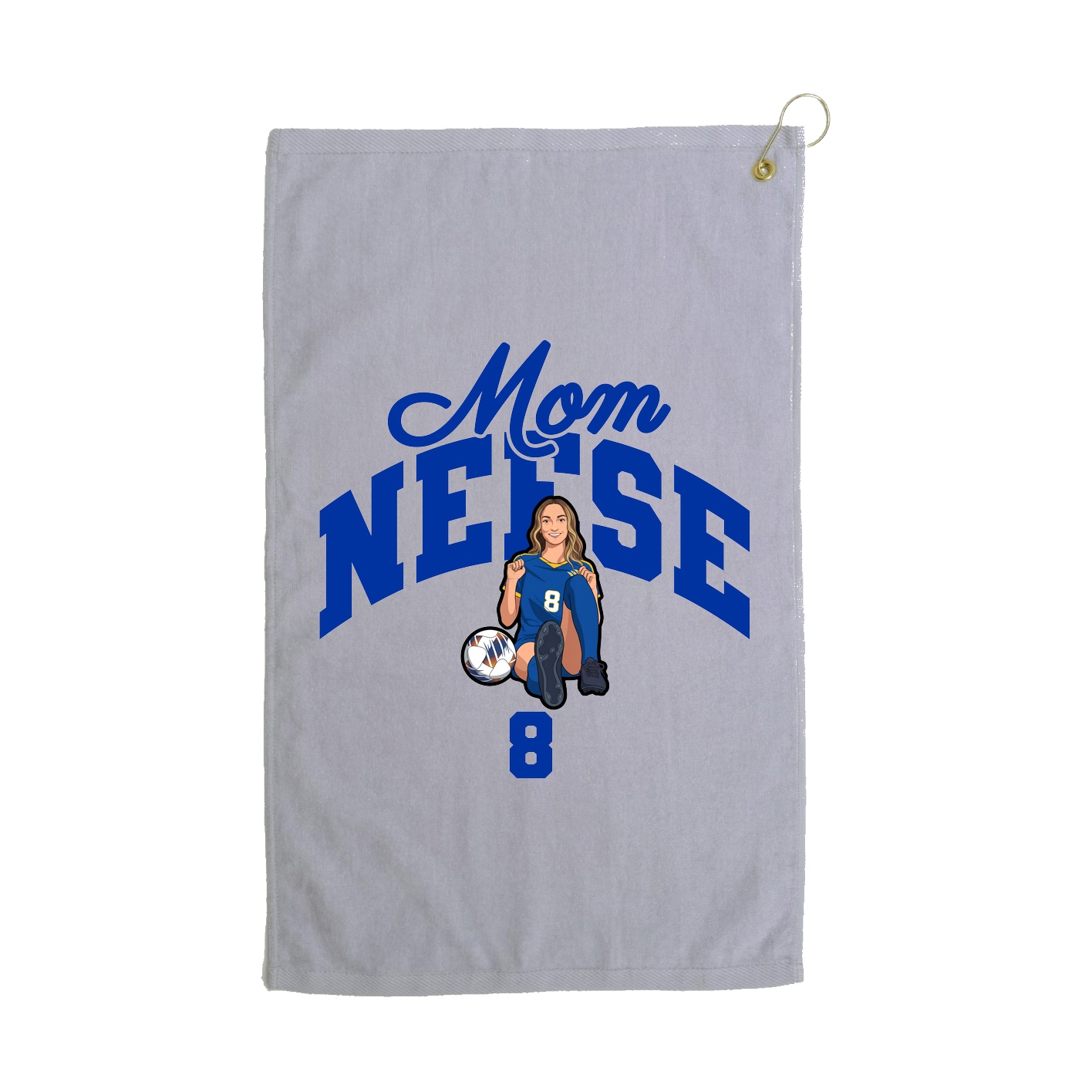 Golf Towel — Mothers Day Arch in Grey