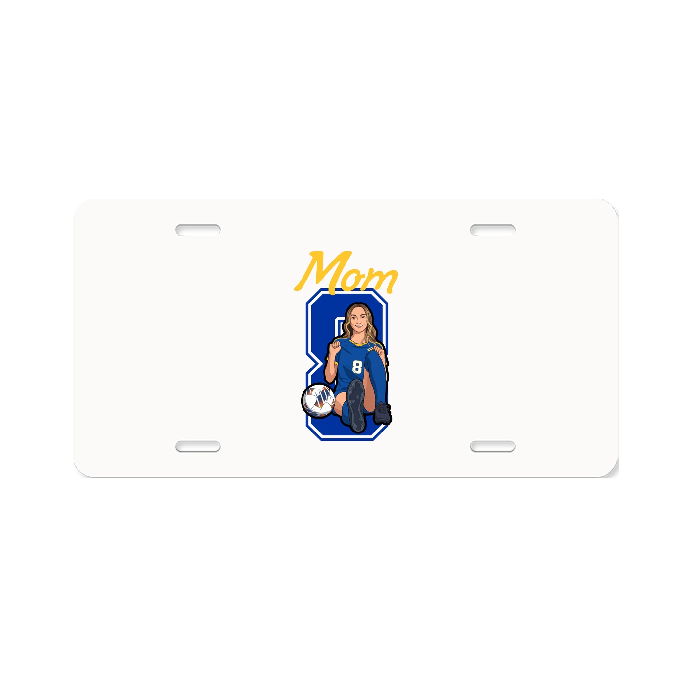 License Plate — Mothers Day Shirsey in Classic