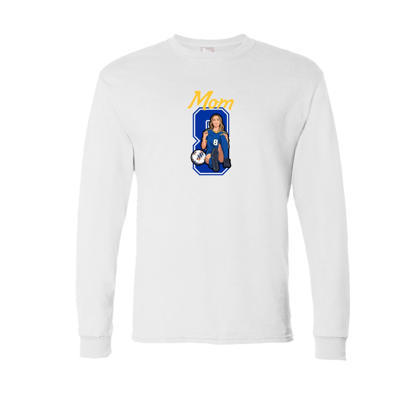 Long Sleeve Tee — Mothers Day Shirsey in White