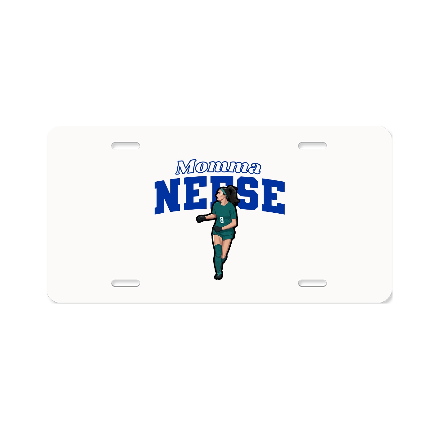 License Plate — Mothers Day Block in Classic