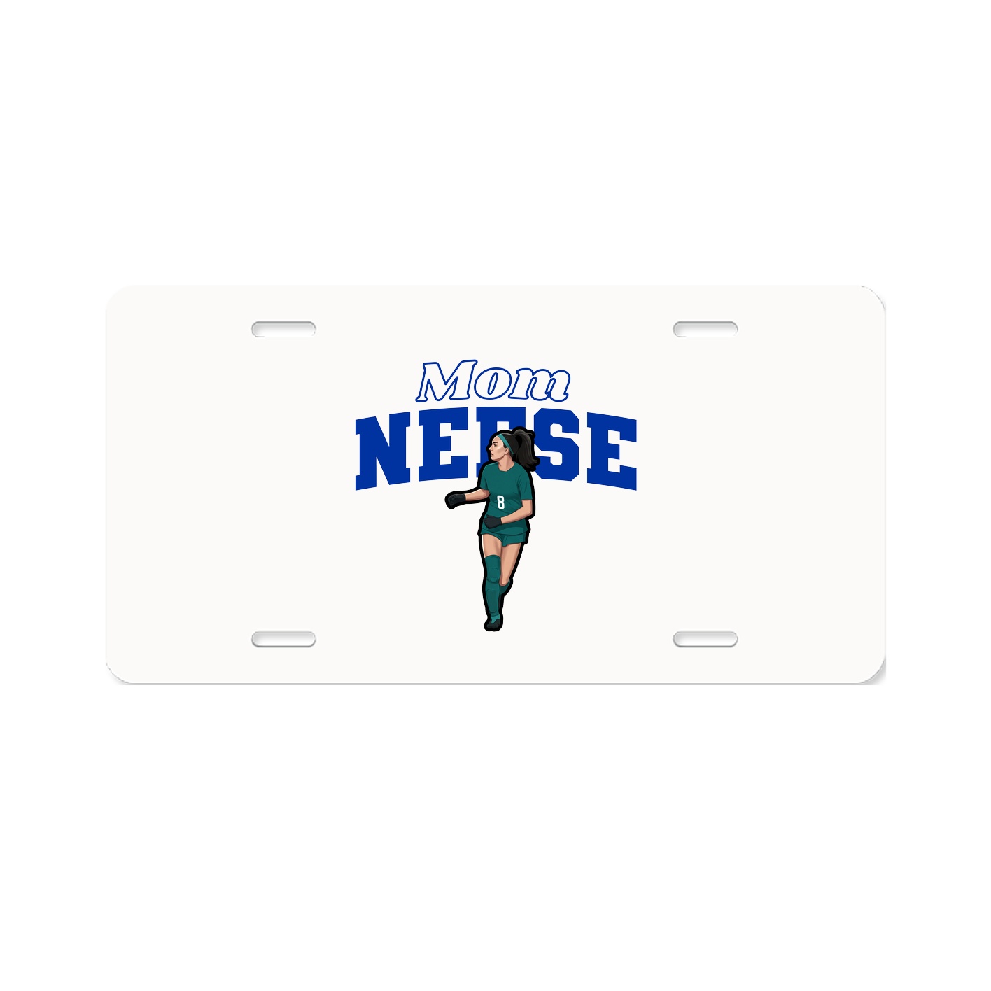 License Plate — Mothers Day Block in Classic