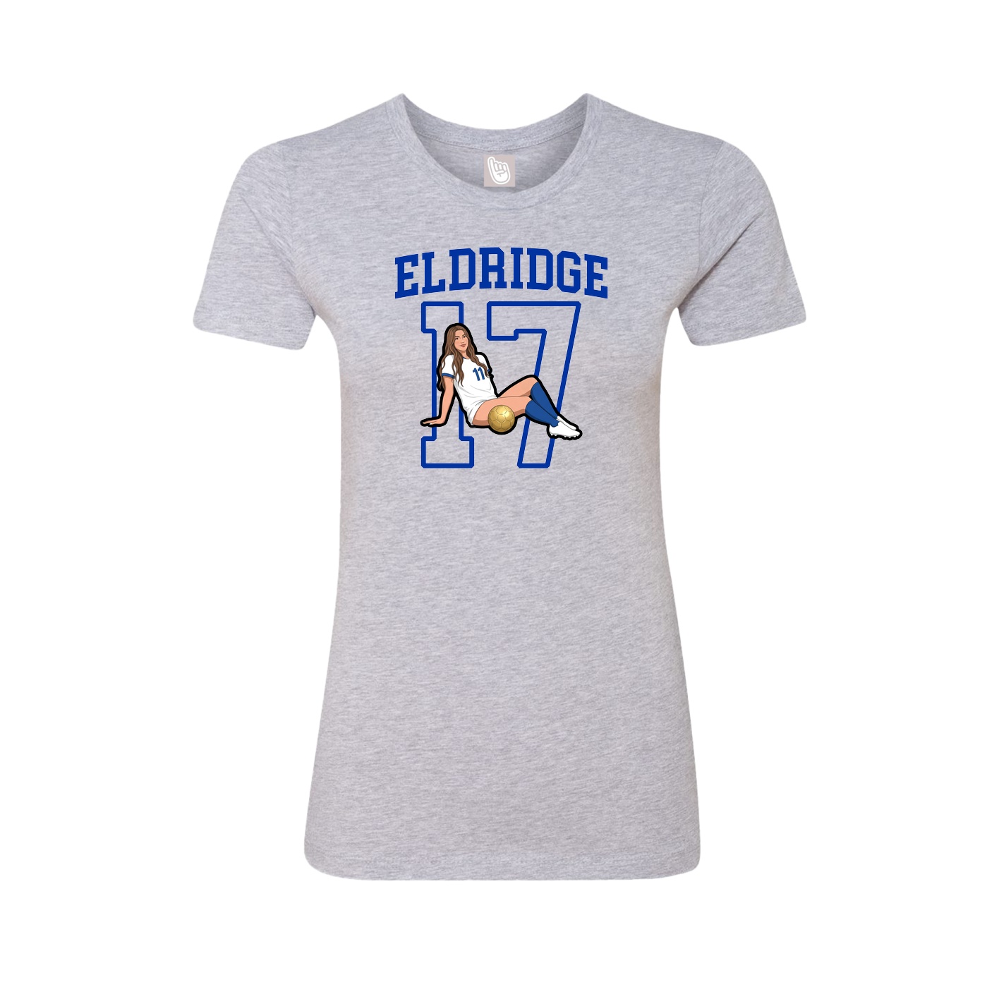 Fitted Women's Tee — Shirsey in Grey
