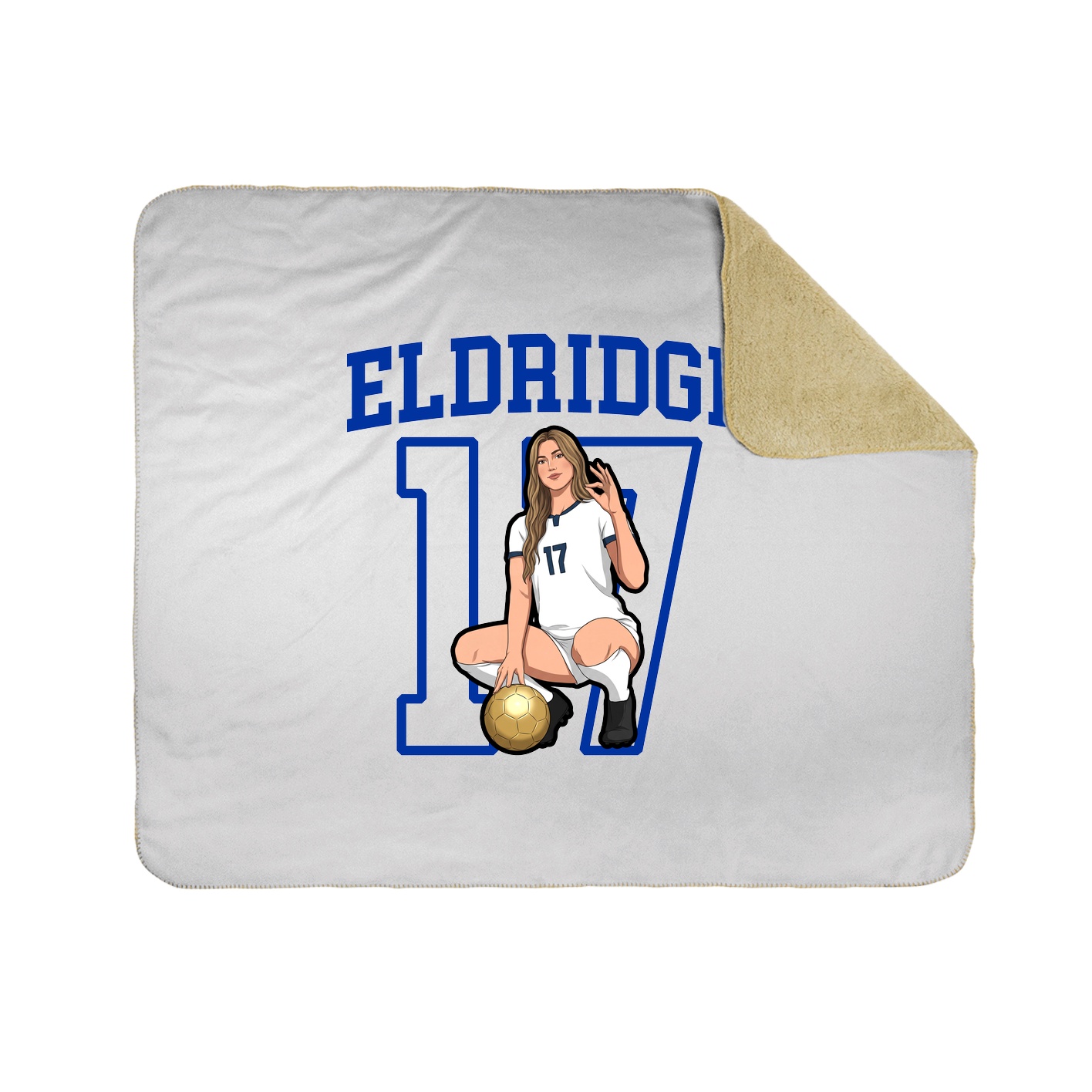 Throw Blanket — Shirsey in White