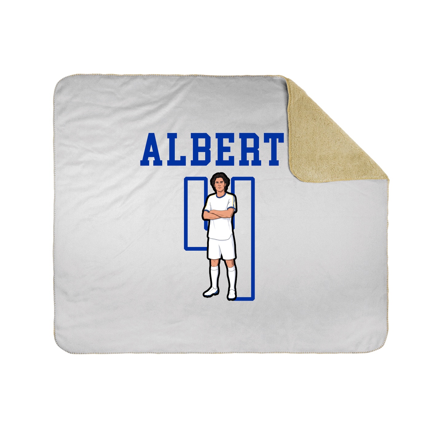 Throw Blanket — Shirsey in White