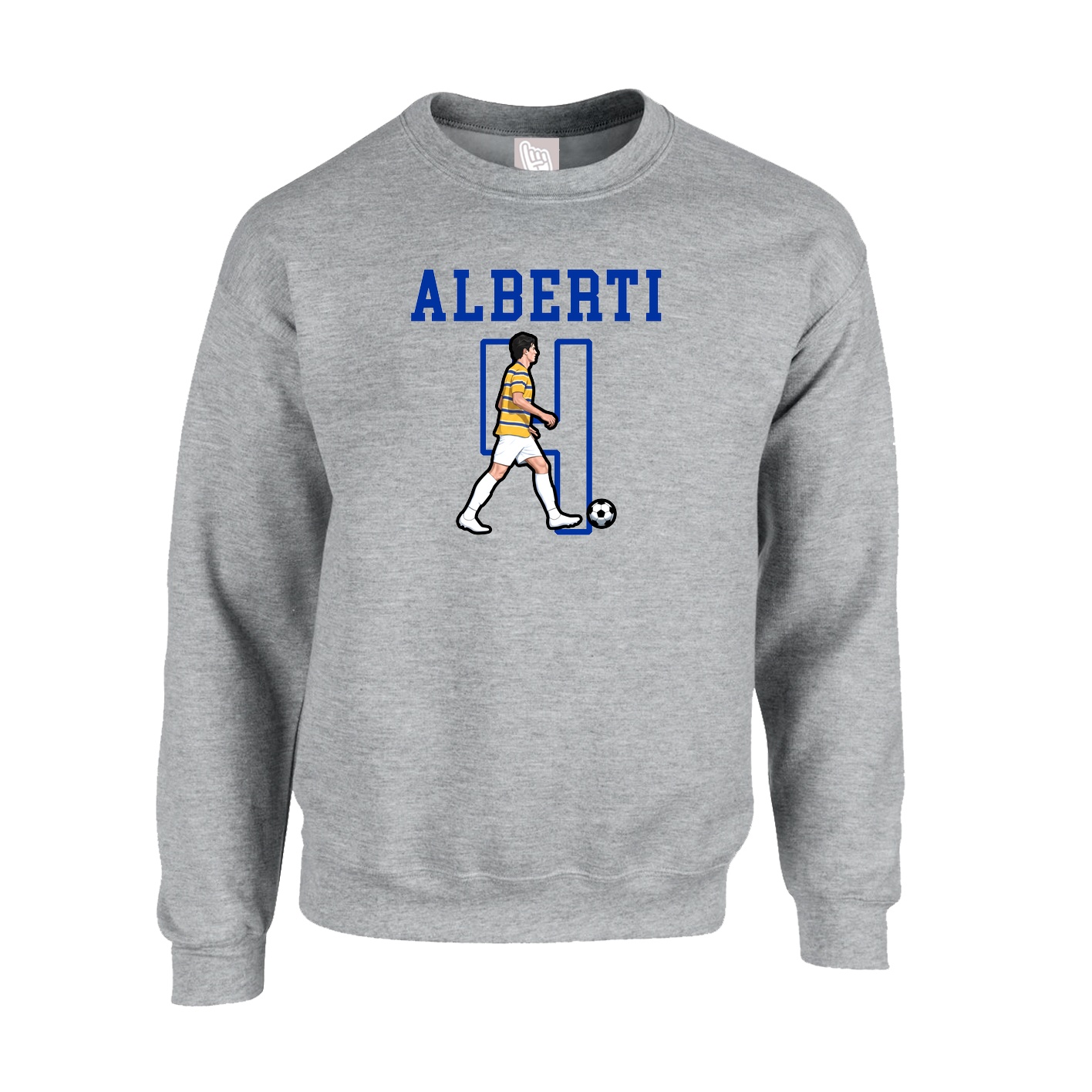 Fleece Crew — Shirsey in Grey
