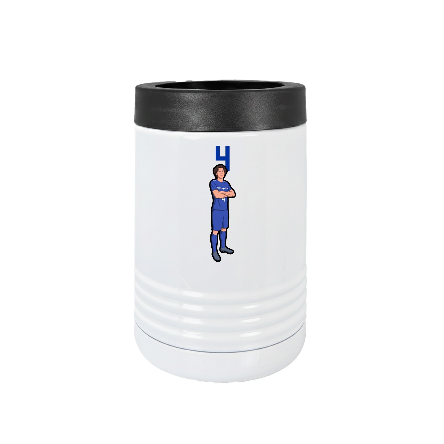 Beverage Holder — Number Top in White