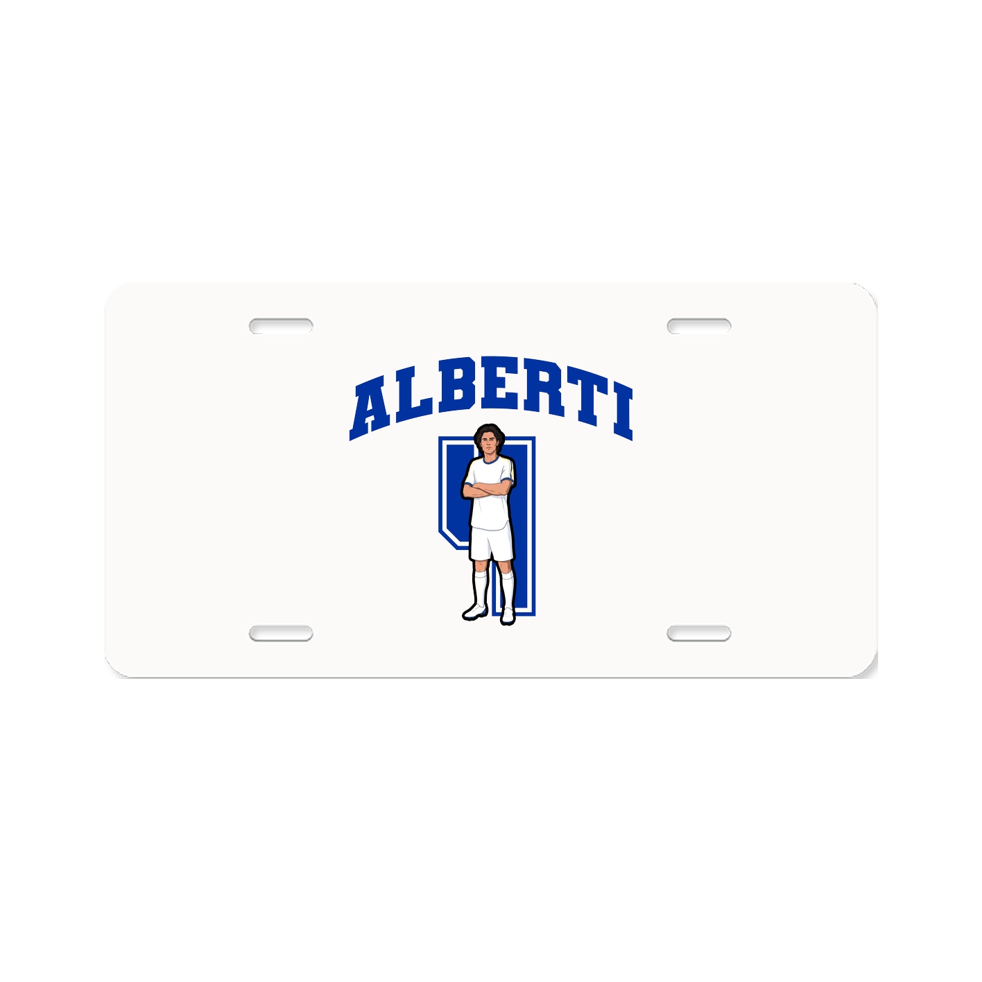 License Plate — Number in Classic